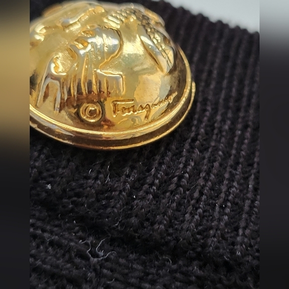 Salvatore Ferragamo Reversible Cardigan Size Large? - Picture 12 of 15